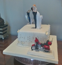 2 tier Purple and Cream Calla Lilly Wedding Cake, Annes Cakes For All Occasions #Sudbury Wedding Cakes, Essex Norfolk